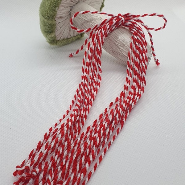 5 Handmade Traditional Martis/March/Martenitsa/Martinka/Martisor/Spring/Red and White Bracelets