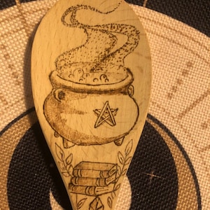 Cauldron Wooden Spoon