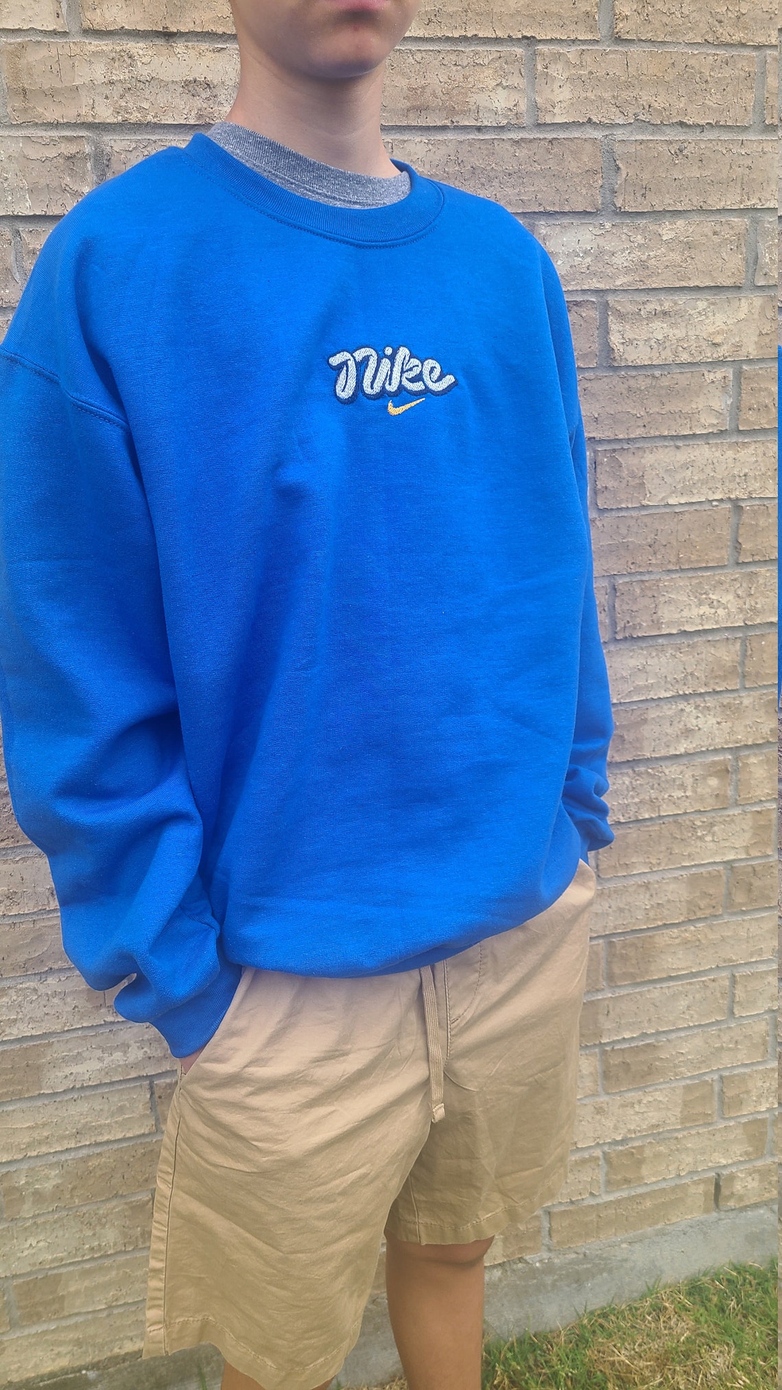 mens vintage nike crewneck