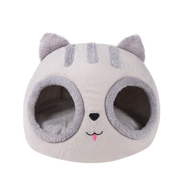 Beste Katze Bett Haus halb geschlossen Haustier Hund Katze Etsy