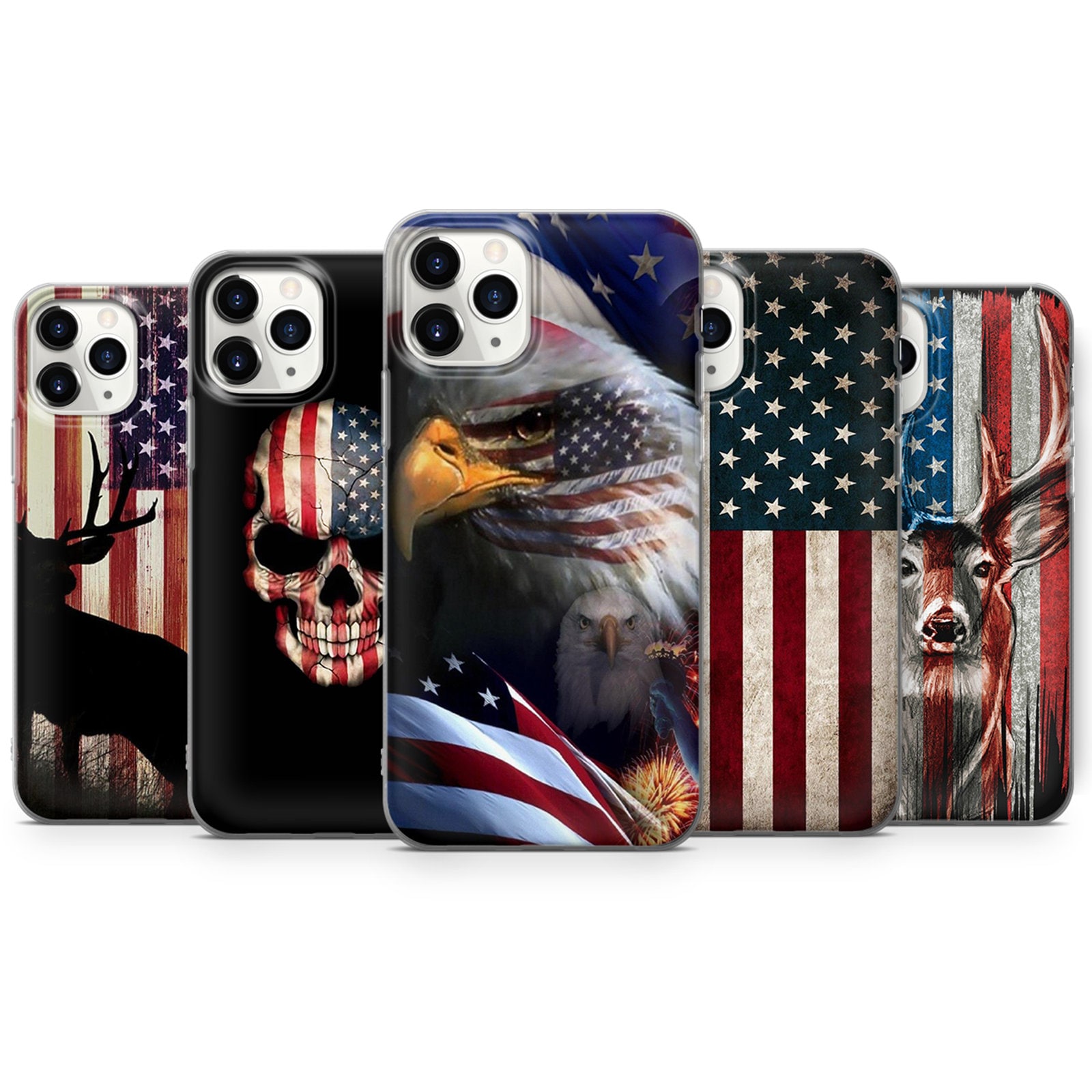 American Flag Phone Case Cover for iPhone 12 12 Pro 12 11 Etsy