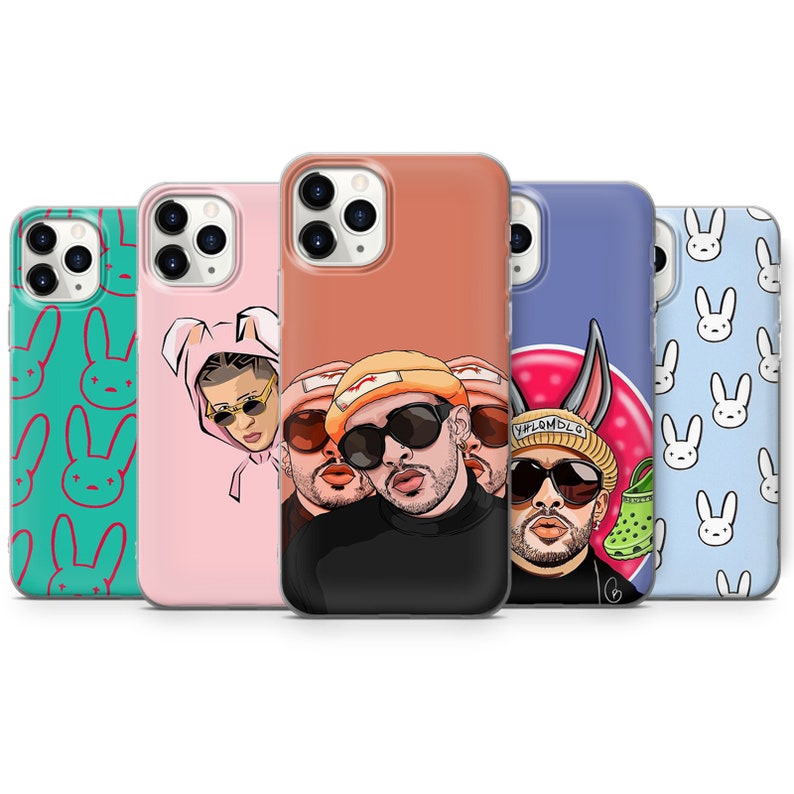 Funda para teléfono Bad Bunny cubierta para iPhone 12 12 Pro Etsy