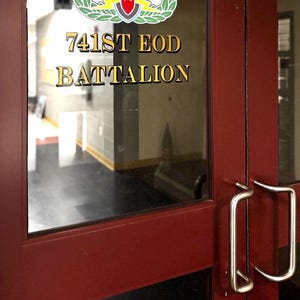 Vintage Gold with Black Shadow Vinyl Lettering Decals - Victorian Style Letters, Antique Signage, Gold and Black Stickers, Old Gold Letters