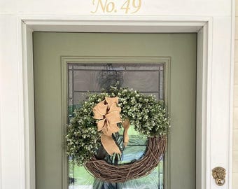 House Number Decal, Home Address Front Door Decal, Mailbox Number Stickers, House Number Sign, Address Door Sticker, Street Address Sticker