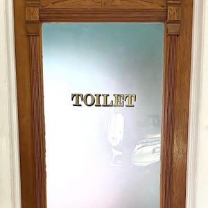 Custom CLASSIC Vintage Gold with Black Shadow Lettering Decals, Victorian Style Letters, Antique Signage, Gold and Black, Old Gold Letters