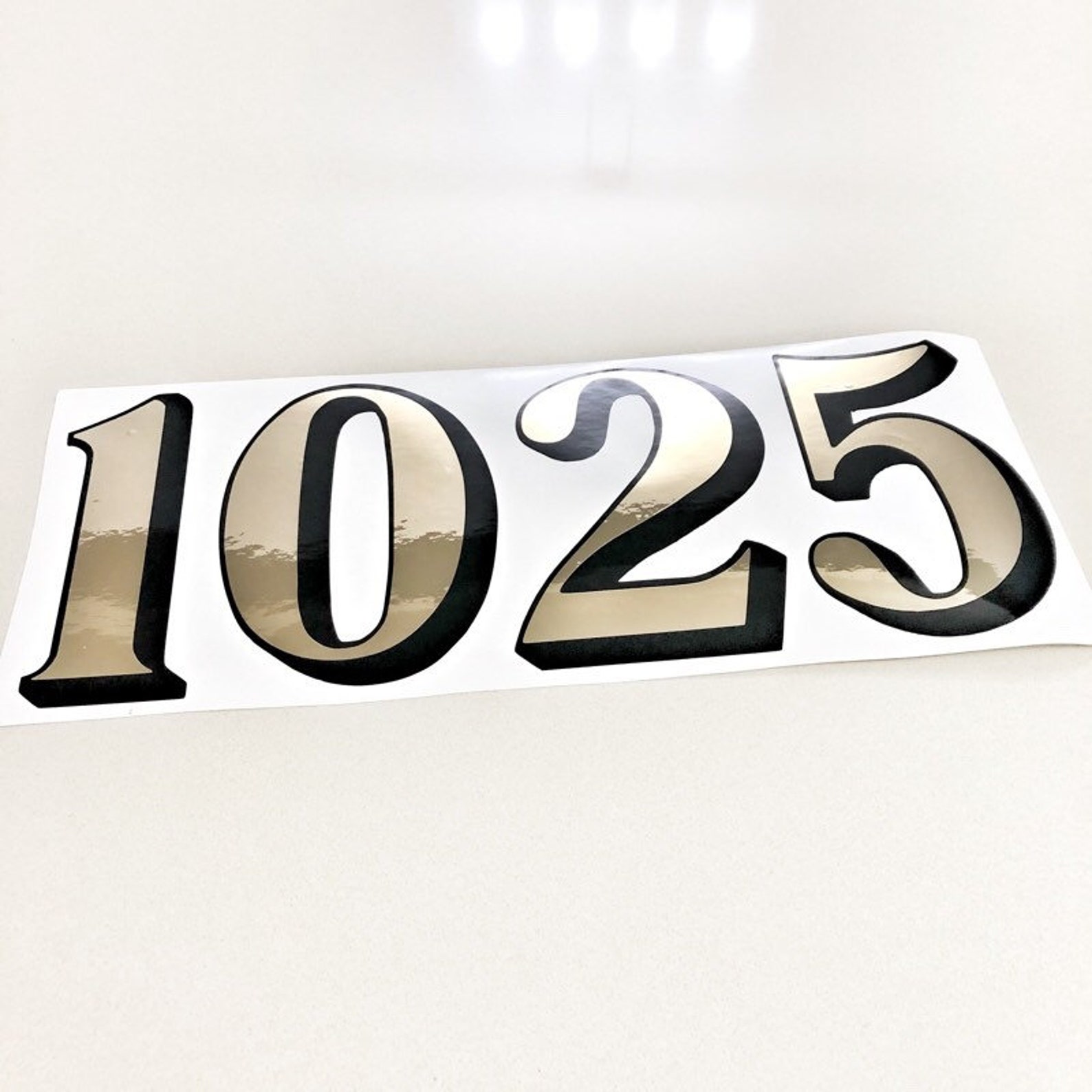 Golden House Number Stickers Fanlight House Numbers Gold Etsy Canada