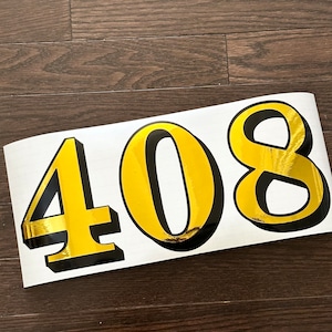 Mirror Gold Transom Numbers Gold Fanlight House Numbers Gold House Numbers Gold Transom House Numbers Black and Gold Transom window Numbers