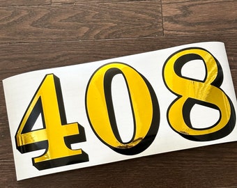 Mirror Gold Transom Numbers Gold Fanlight House Numbers Gold House Numbers Gold Transom House Numbers Black and Gold Transom window Numbers
