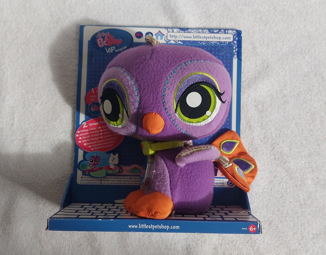 Littlest Pet Shop VIP Peacock Plush Toy Etsy