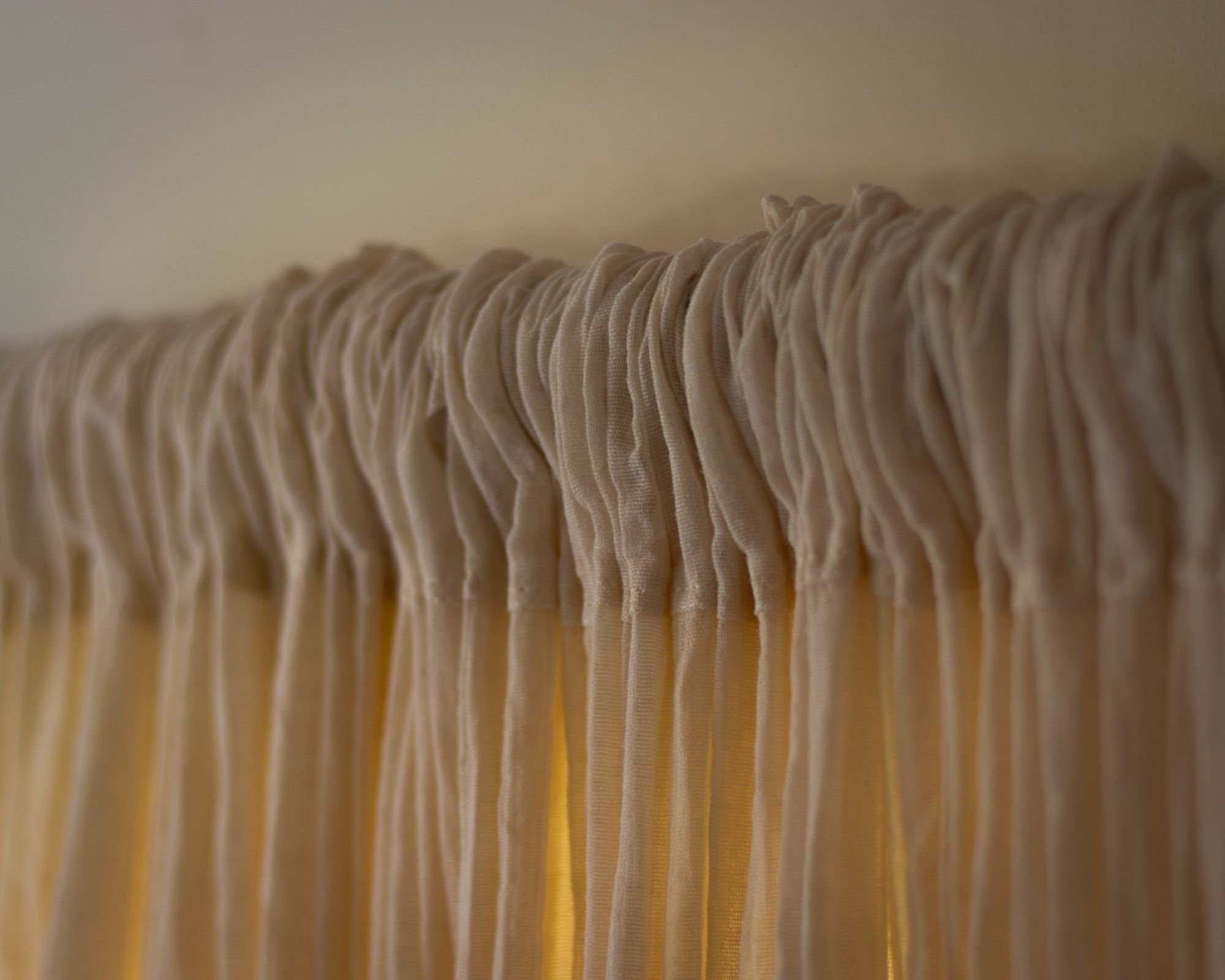 Rod top sheer Egyptian cotton muslin curtain panel Etsy