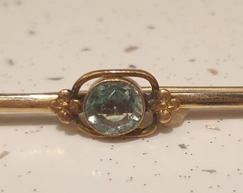 Bar Brooch Rolled Gold