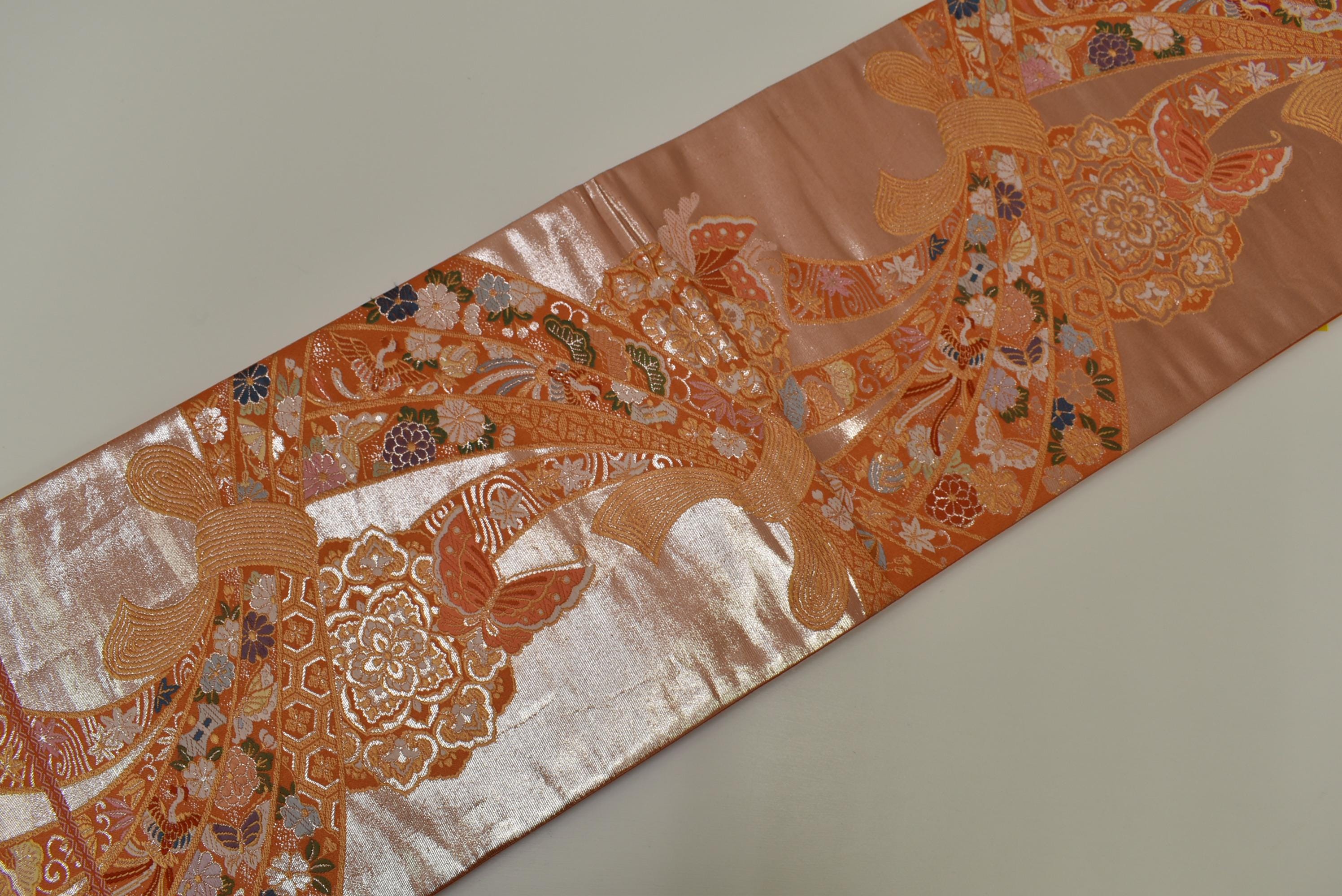 Y904 Vintage Silk Kimono Obi Belt  display picture 1