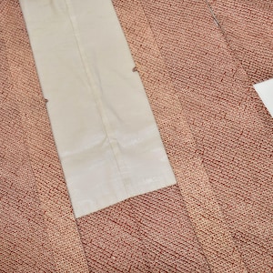 Y766 Chaqueta Haori de kimono de seda vintage: Marrón Shibori / Kanoko-dot Plain