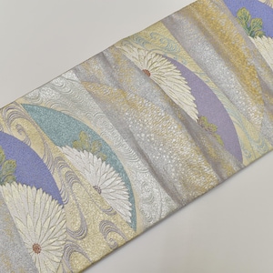 Y476 Vintage Silk Kimono Obi Belt  display picture 3