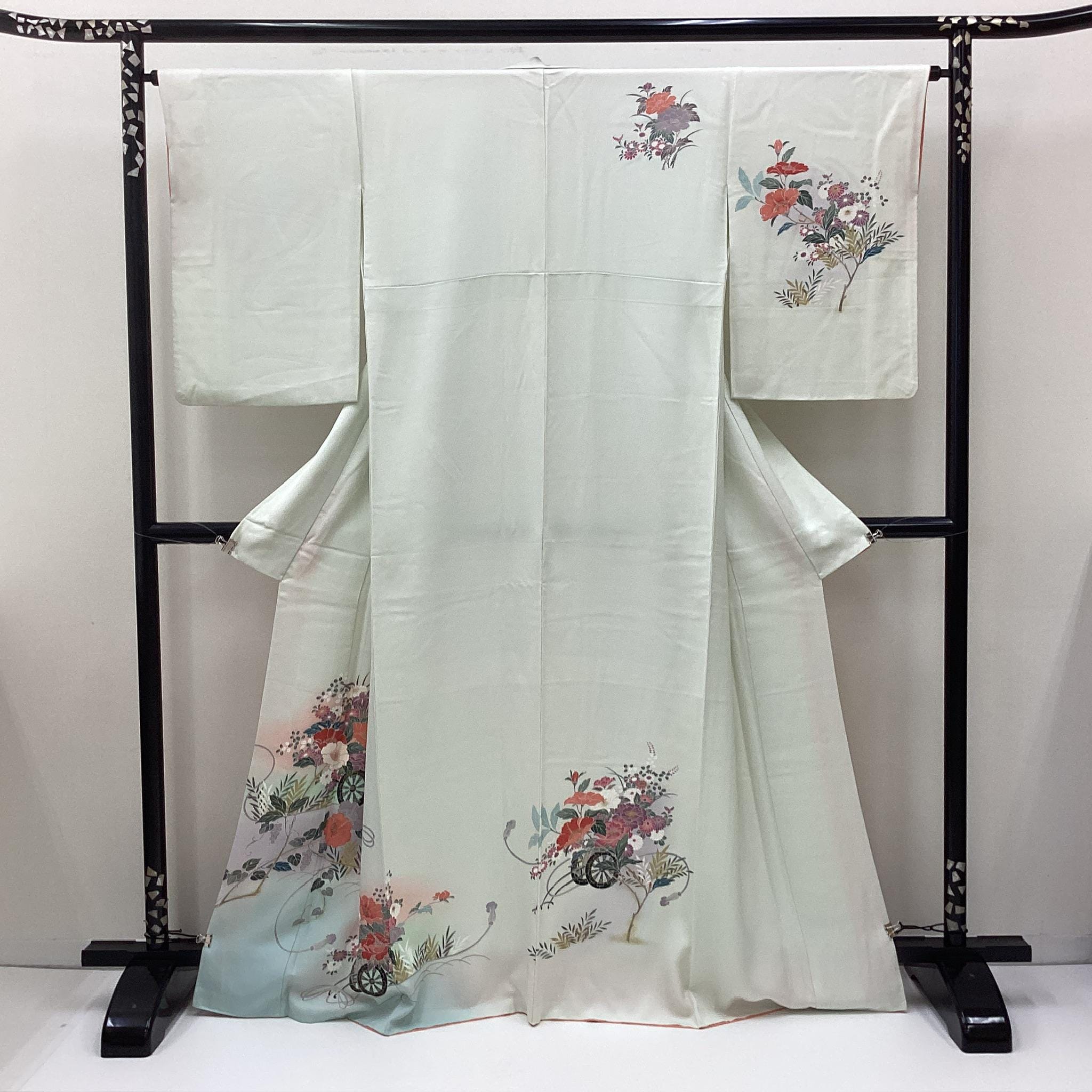 ⭐長襦袢　反物　金魚　絹　クラフト　ハンドメイド　Kimono 未仕立て KimonoPetitjaponJP - Etsy 日本