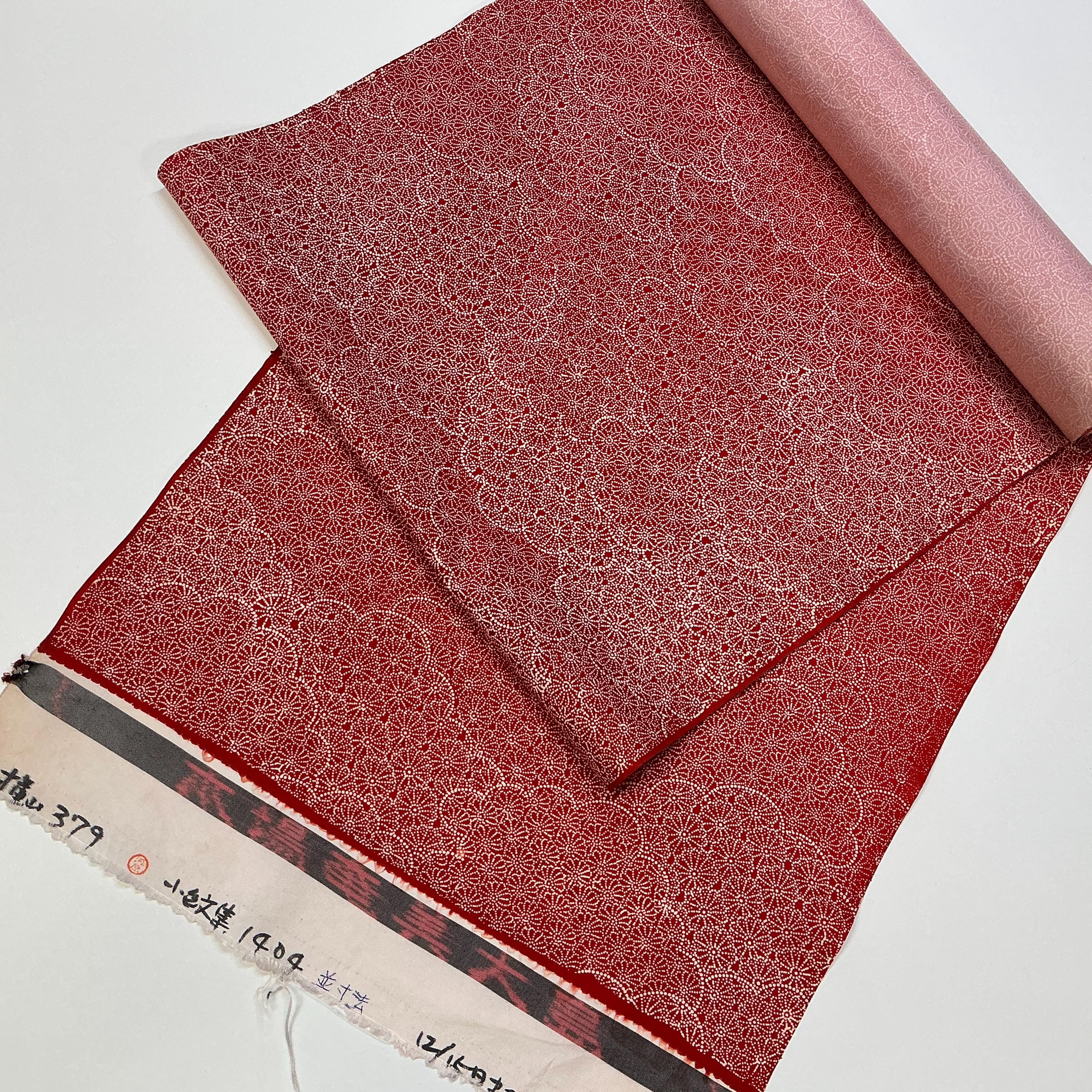 Michiko✺新品 正絹 手縫い仕立て パールトーン 小紋 A3685 新品 正絹