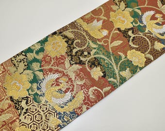 K935 Vintage Silk Wedding Kimono (tsukesage): Multicolor