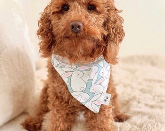 So The Bunny Hope,   Easter dog bandana, slip on collar, matching scrunchies, bow tie available
