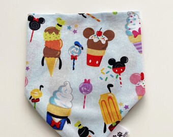 Happy snacks  dog accessories sets, bandanas, matching items, slip on collar bandana set