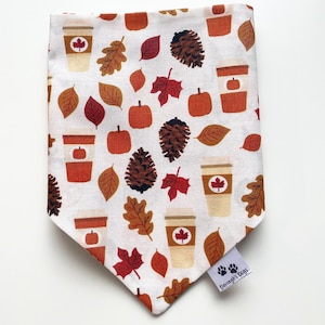 Pawautmn  slip on collar Dog bandana set