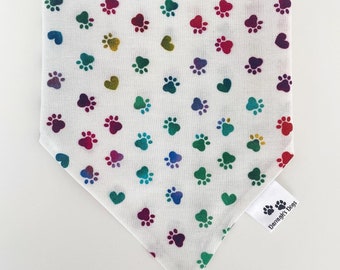 For The Love Of Paws.    Easter dog bandana, slip on collar, matching scrunchies, bow tie available