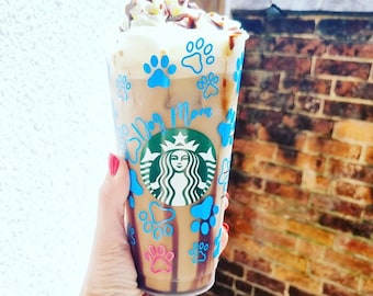 Dog Mom cold cup, coffee cup, tumbler