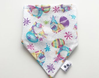 Easter Gonks,   Easter dog bandana, slip on collar, matching scrunchies, bow tie available