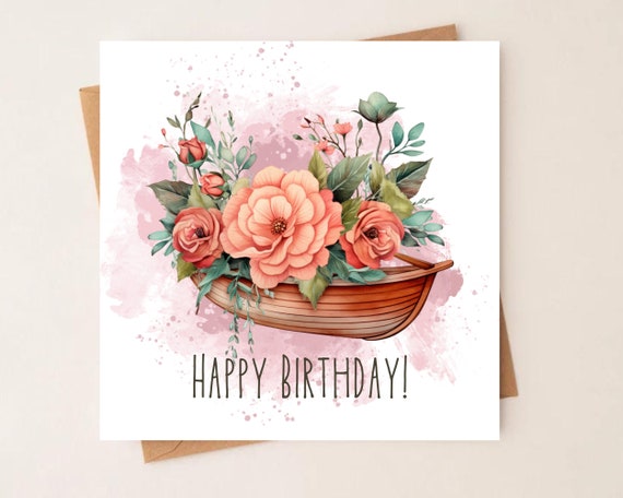 Carte D'anniversaire Illustrée Tendance « Anniversaire Fabuleux » - France