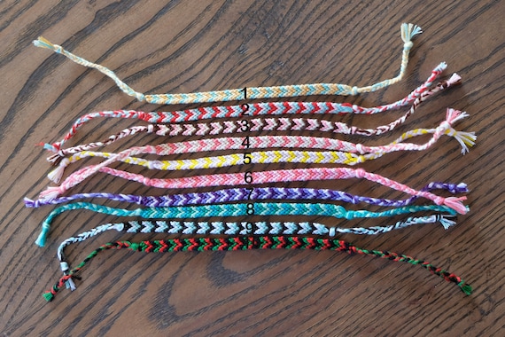 Chevron Macrame Friendship Bracelet - Welcome To Nana's