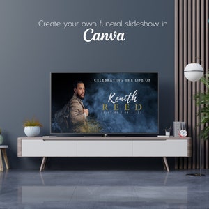 Funeral slideshow | Funeral slideshow template | Memorial video template| Celebration of life slideshow | Funeral slide show |Life tribute