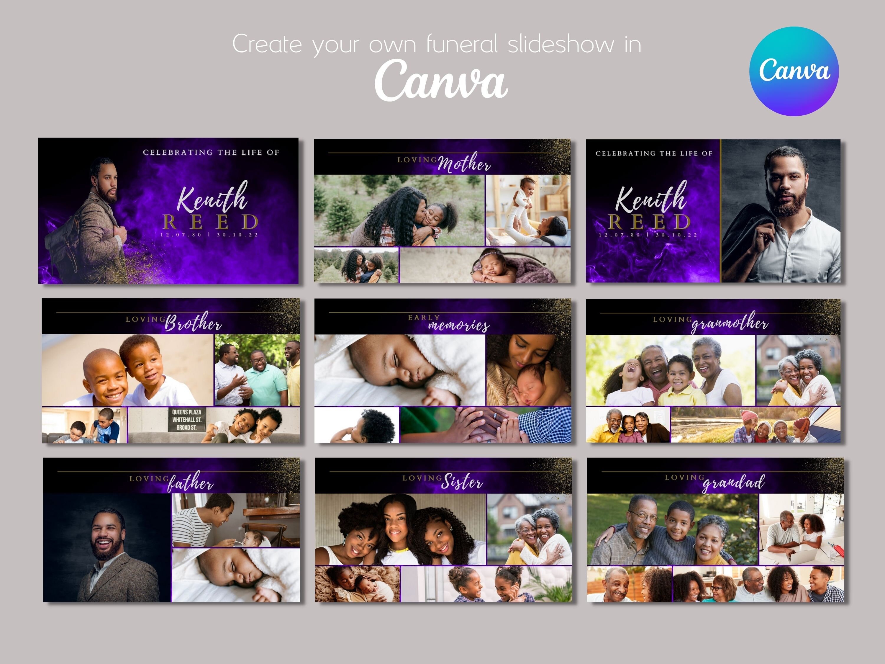 Funeral Slideshow | Funeral Slideshow Template | Memorial Video