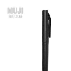 Caneta Muji Black Sign: Caneta de design com ponta de feltro à base de água