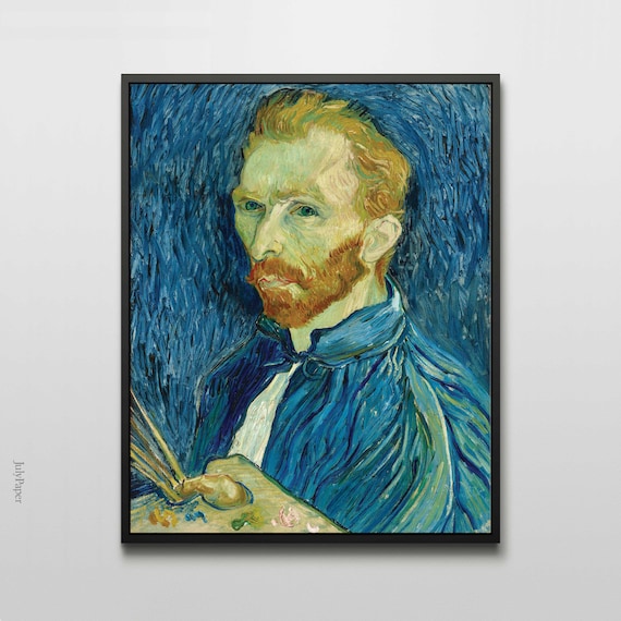 フィンセント・ファン・ゴッホ最後の自画像プリント、1889年