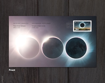 Canada Post Official First Day Covers: Solar Eclipse Edition - Limited Release from Niagara Falls