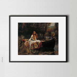 The Lady of Shalott Art Print: John William Waterhouse Painting