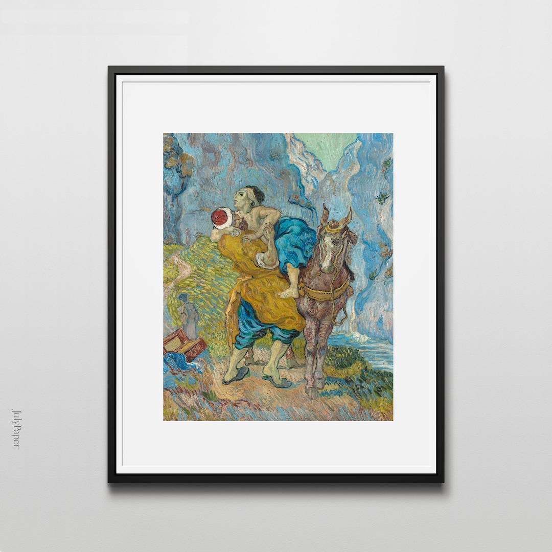 van-gogh-art-print-the-good-samaritan-post-impressionism-etsy