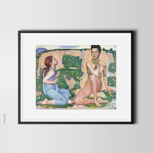 Spring by Ferdinand Hodler, Portrait Painting, Modern Home Decor, Fine Art Print
