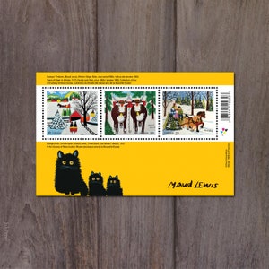 Kanada Maud Louis Weihnachten Sonderblock, Sammler Briefmarken