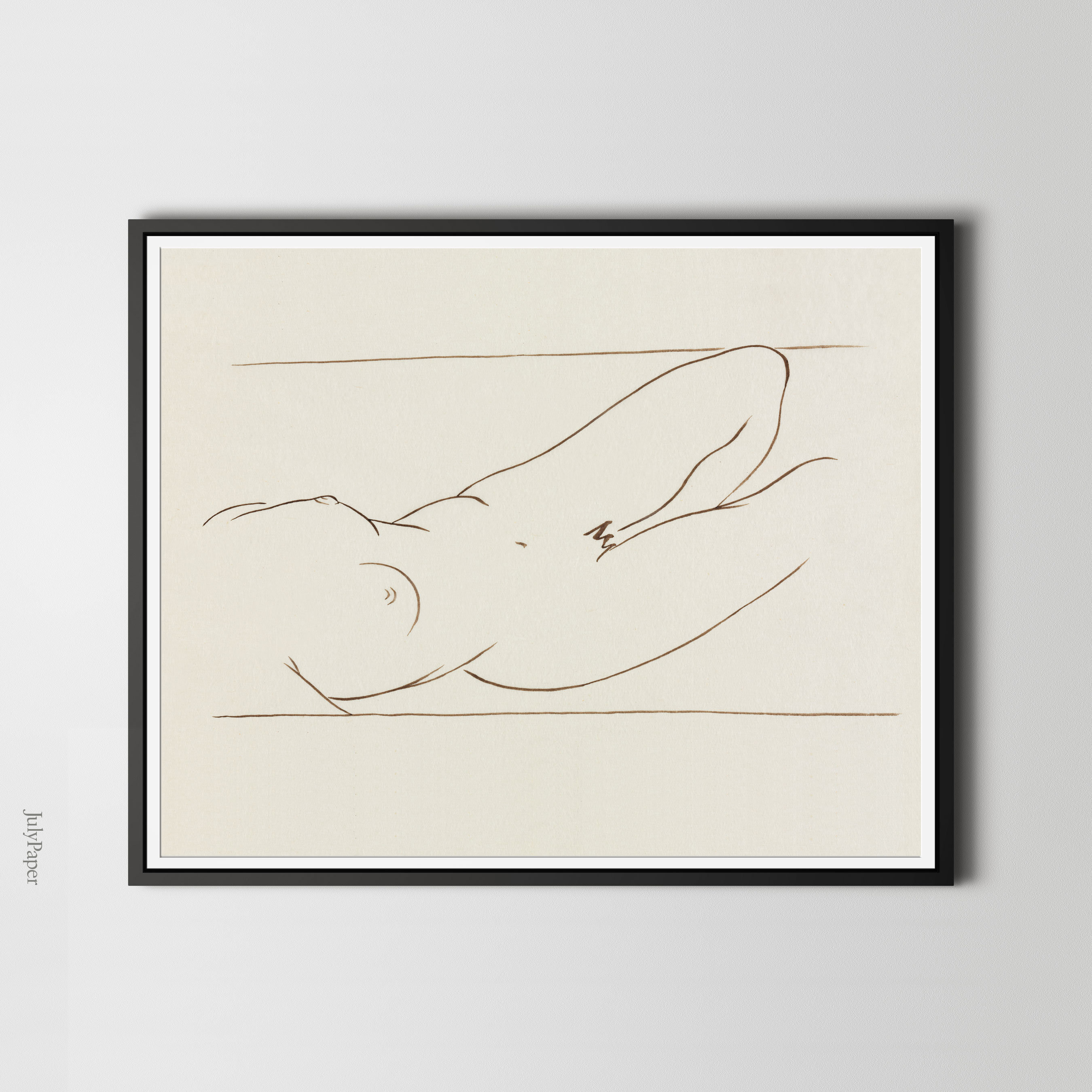 Nude Line Drawing - Etsy Canada