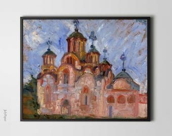 Gracanica by Nadezda Petrovic Fine Art Print Serbian Modernist Painting