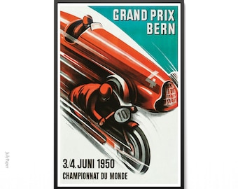Grand Prix Bern Vintage Motorsport Poster