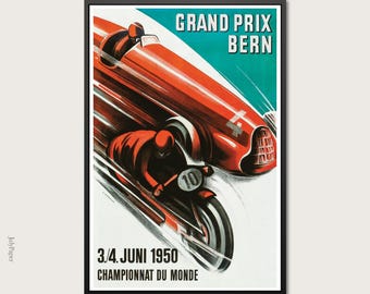 Grand Prix Bern Vintage Motorsport Poster