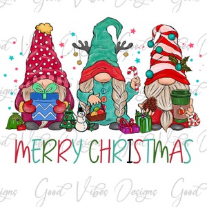 Gnomos Feliz Navidad, Gnome PNG Descargar, Gnome Sublimación descargar, Navidad png, camiseta de Navidad, camisa de Gnomo de Navidad, Gnomo PNG