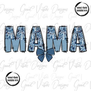 Mama Blue Floral Leopard Coquette png, Mama Coquette png, Preppy Floral blue PNG, Leopard Mama Sublimation, Mama life png, girl mama png