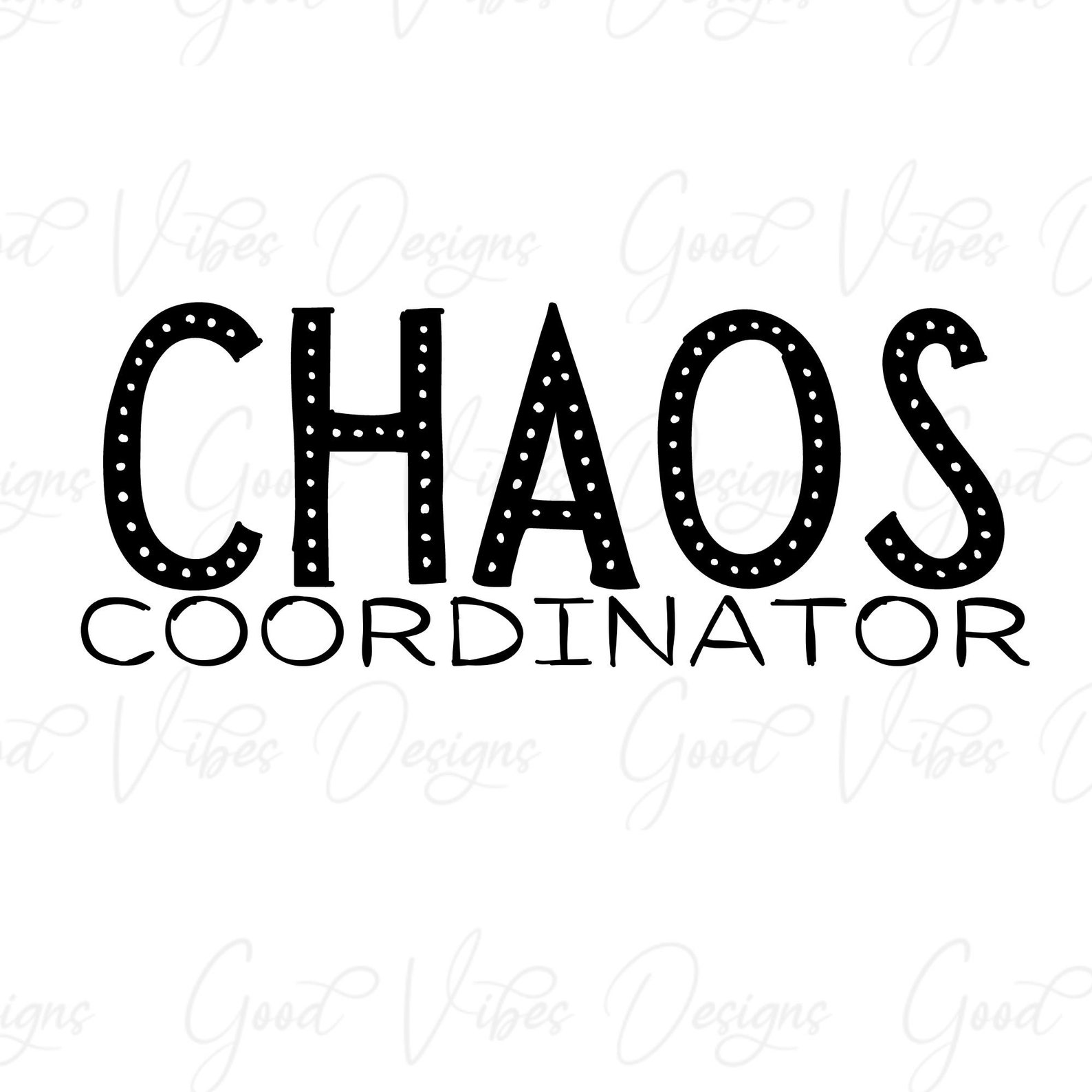 Chaos Spruch SVG & PNG Download chaos svg lustige Etsy