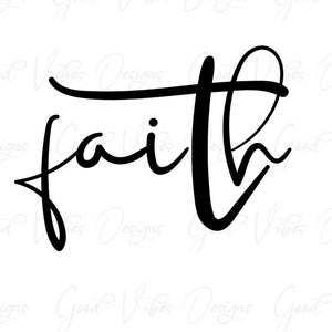 Faith Cross SVG & PNG Download Faith Clipart Uplifting Svg Anxiety Svg ...