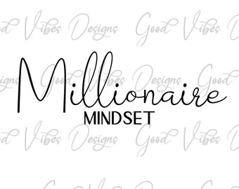 Millionaire Mindset SVG, CEO,000,000 SVG, business woman svg, women in business svg, business woman svg, ceo svg, women in biz svg, boss mom