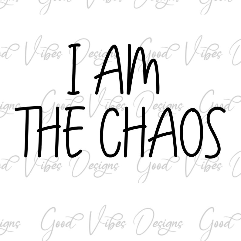Caffeine and Chaos matching shirts SVG, Chaos svg, Mom and daughter svg, Dad and son svg, funny tee shirts, I am the chaos svg, Caffeine svg image 2