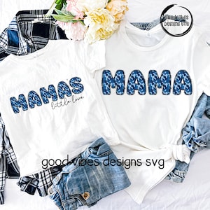MAMA and Mamas little love PNG, Blue Camo Mama son design bundle, Matching mama and son png, Mama and Son Matching png, boy mama png design