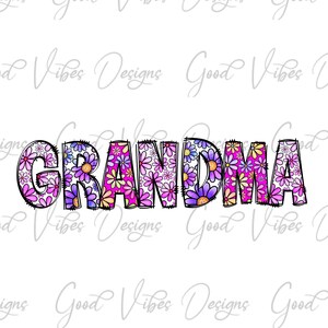 Oma Clipart, Minimalistische Oma png, Blumen Oma tshirt png, Unikat Oma png, Muttertag Oma Geschenk, Hübsche Florale Oma png